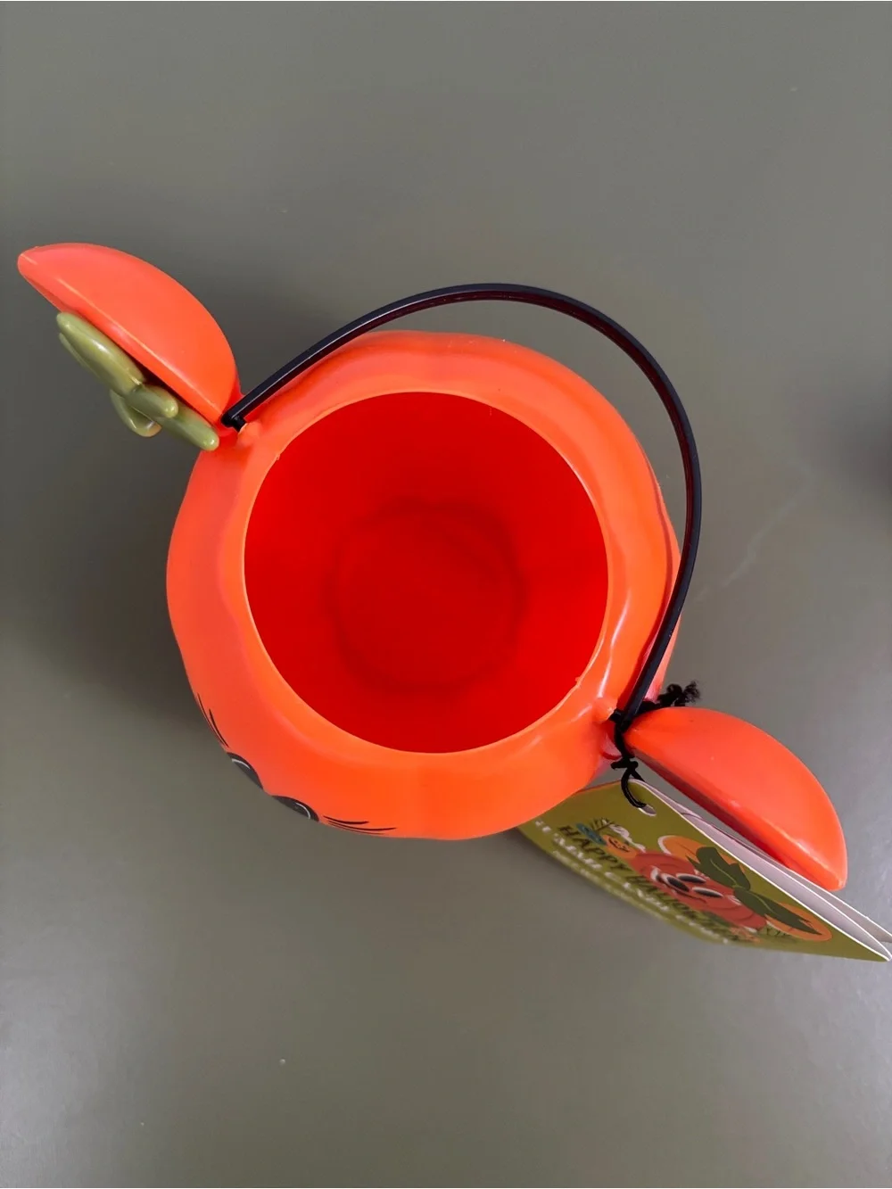 Disney Halloween Mickey & Minnie Ear Pumpkin Candy Buckets - Orange